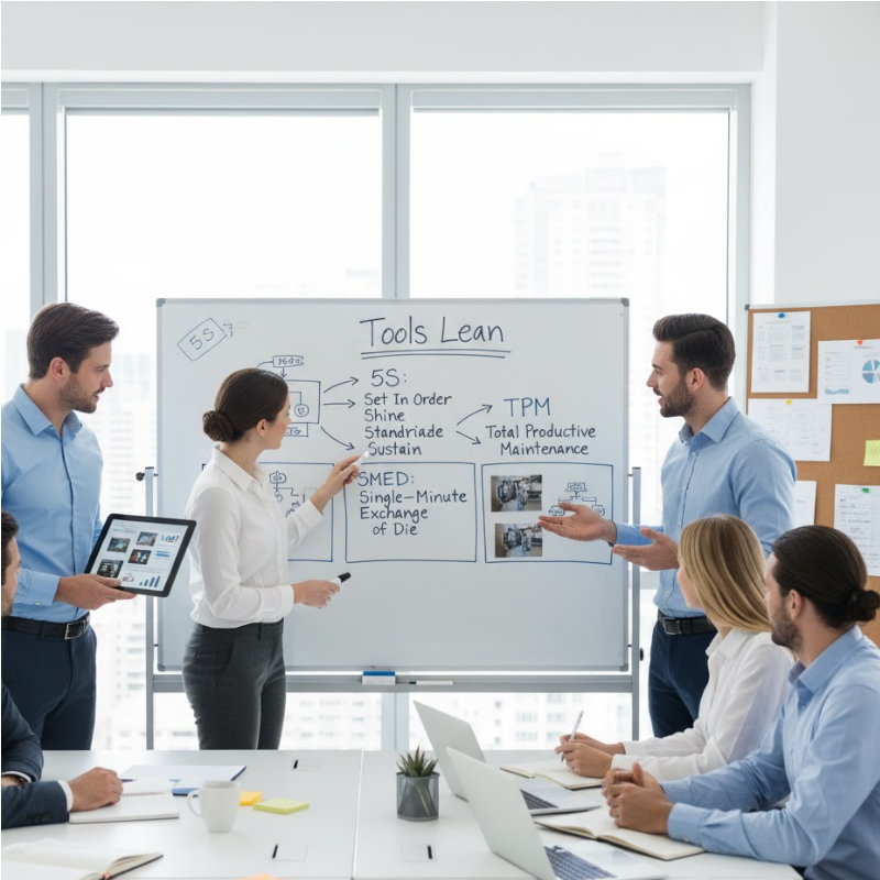 Tools Lean: 5S, SMED, TPM